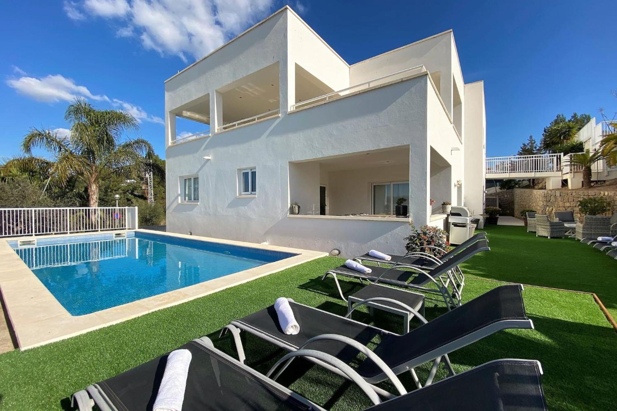 Villa Romeo 2Km From Ibiza Town And 1Km From Talamanca Beach Santa Eularia des Riu Exteriér fotografie