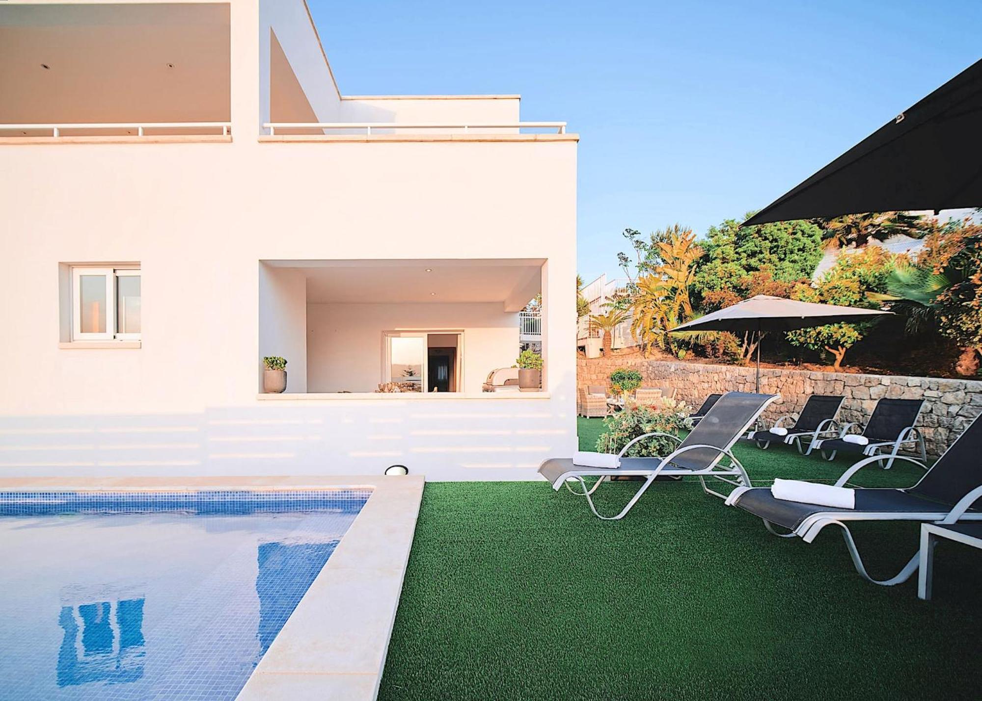 Villa Romeo 2Km From Ibiza Town And 1Km From Talamanca Beach Santa Eularia des Riu Exteriér fotografie